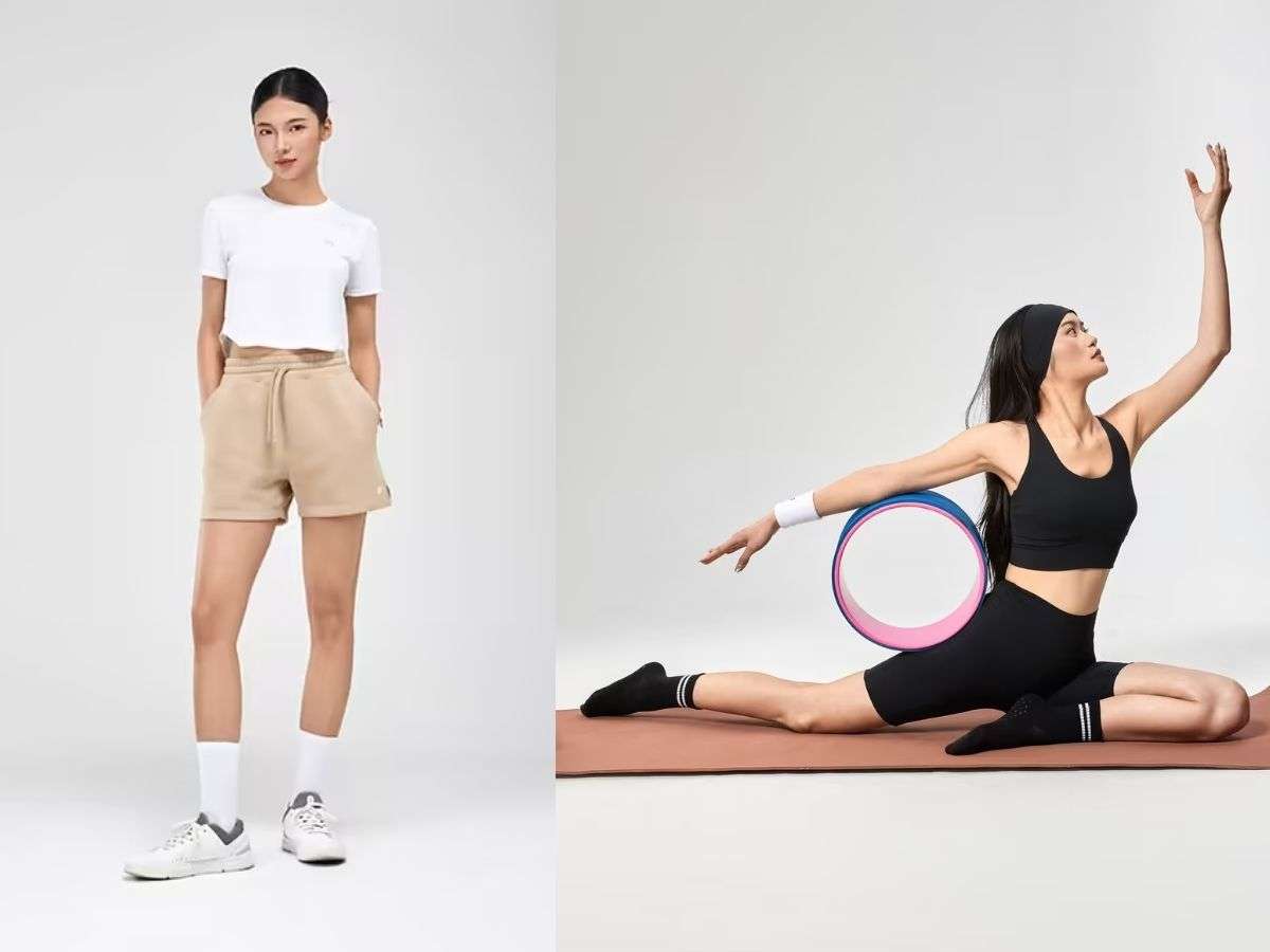 Người mẫu nữ phối đồ dạo phố và đồ thể thao với tất nữ từ Coolmate