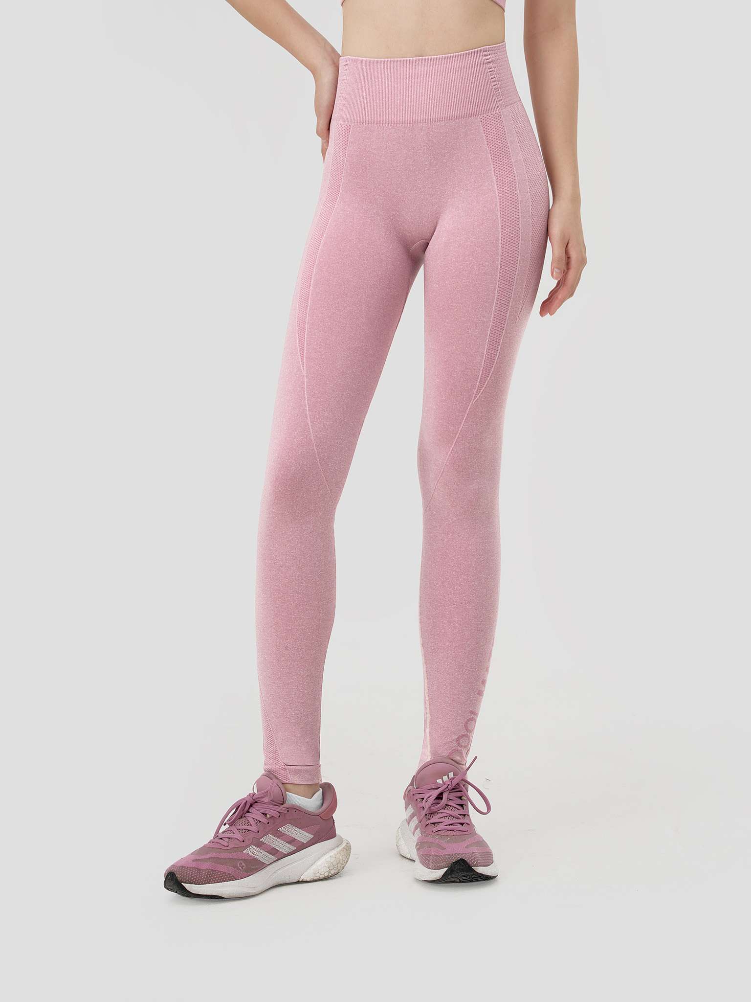 Quần leggings thể thao co giãn Vital Seamless - Hồng