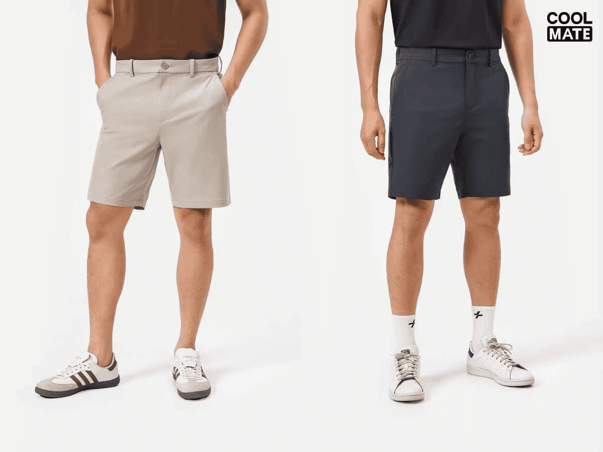 Quần short nam kaki Excool
