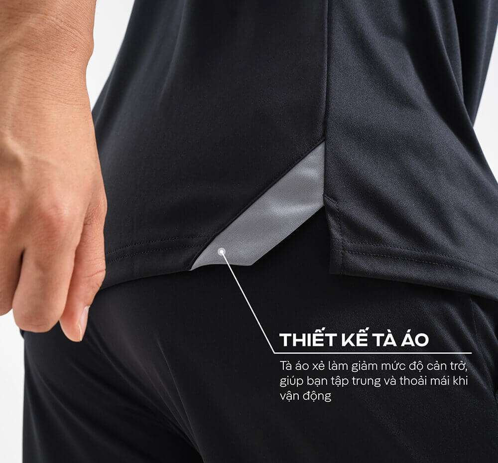 Thiết kế xẻ tà thông minh của áo tanktop active