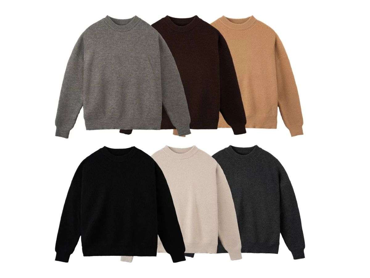 Áo Len Nam Cổ Tròn Dài Tay Dyaci Kiểu Dáng Sweater