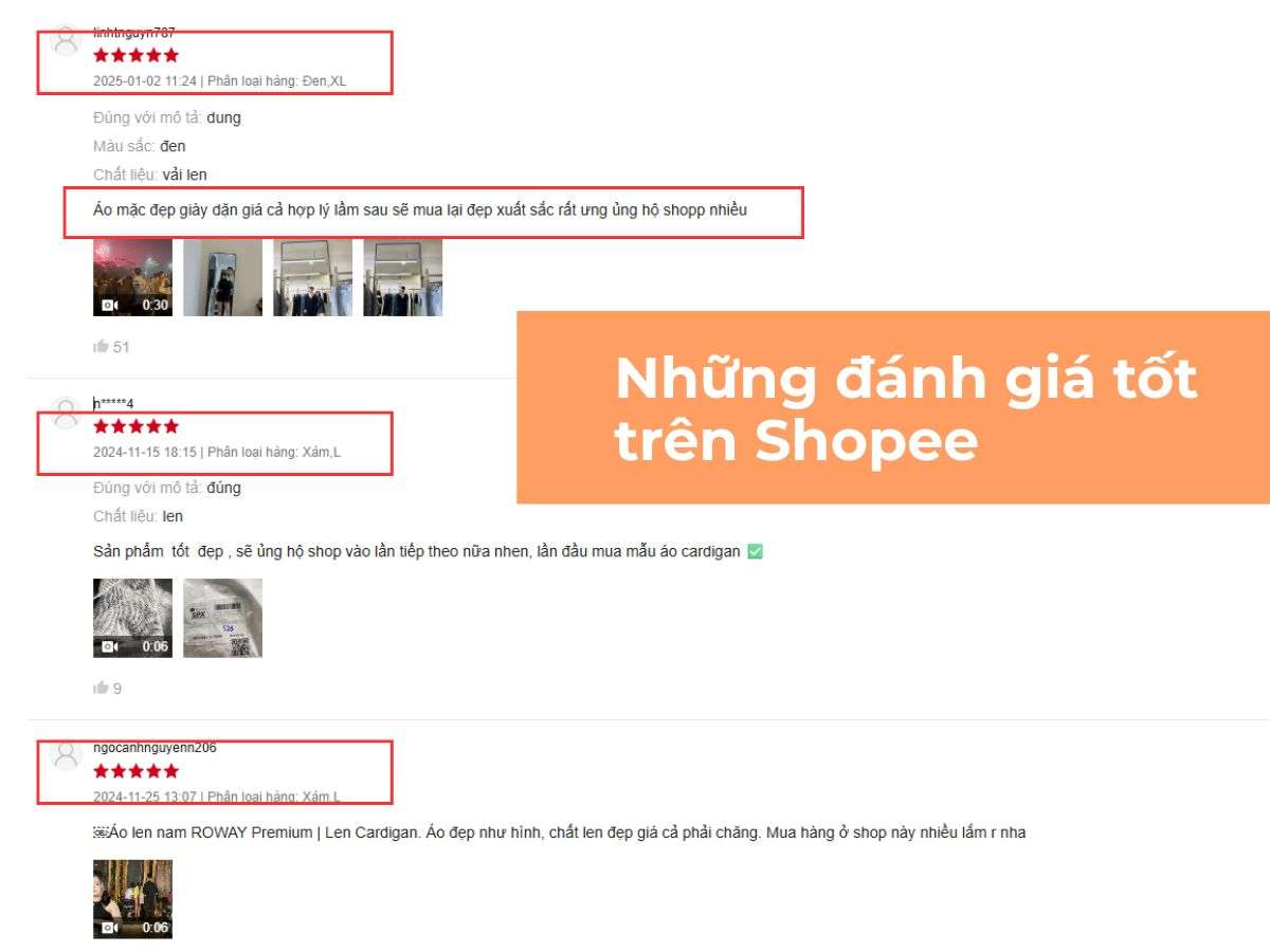 Đánh giá sản phẩm trên sàn thương mại điện tử Shopee