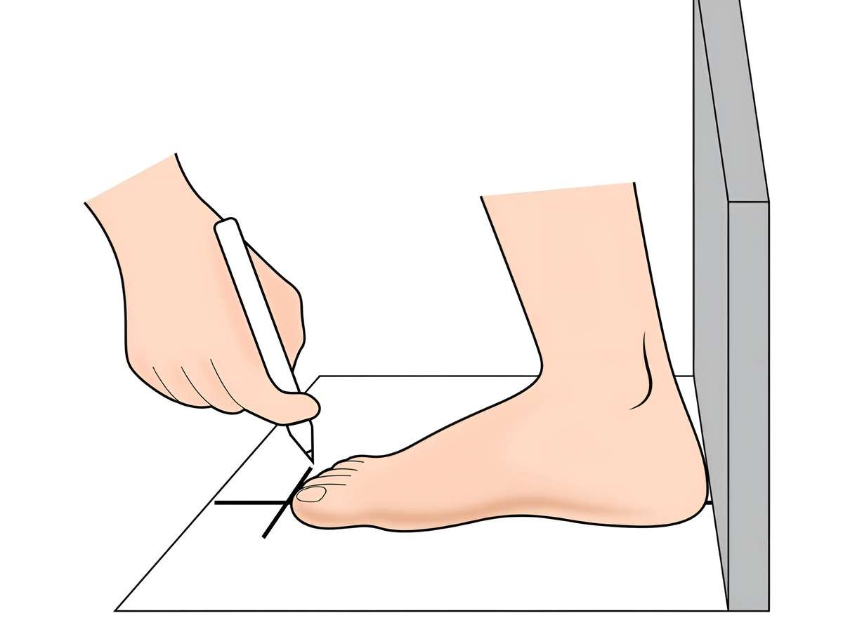 Cách đo size chân tại nhà