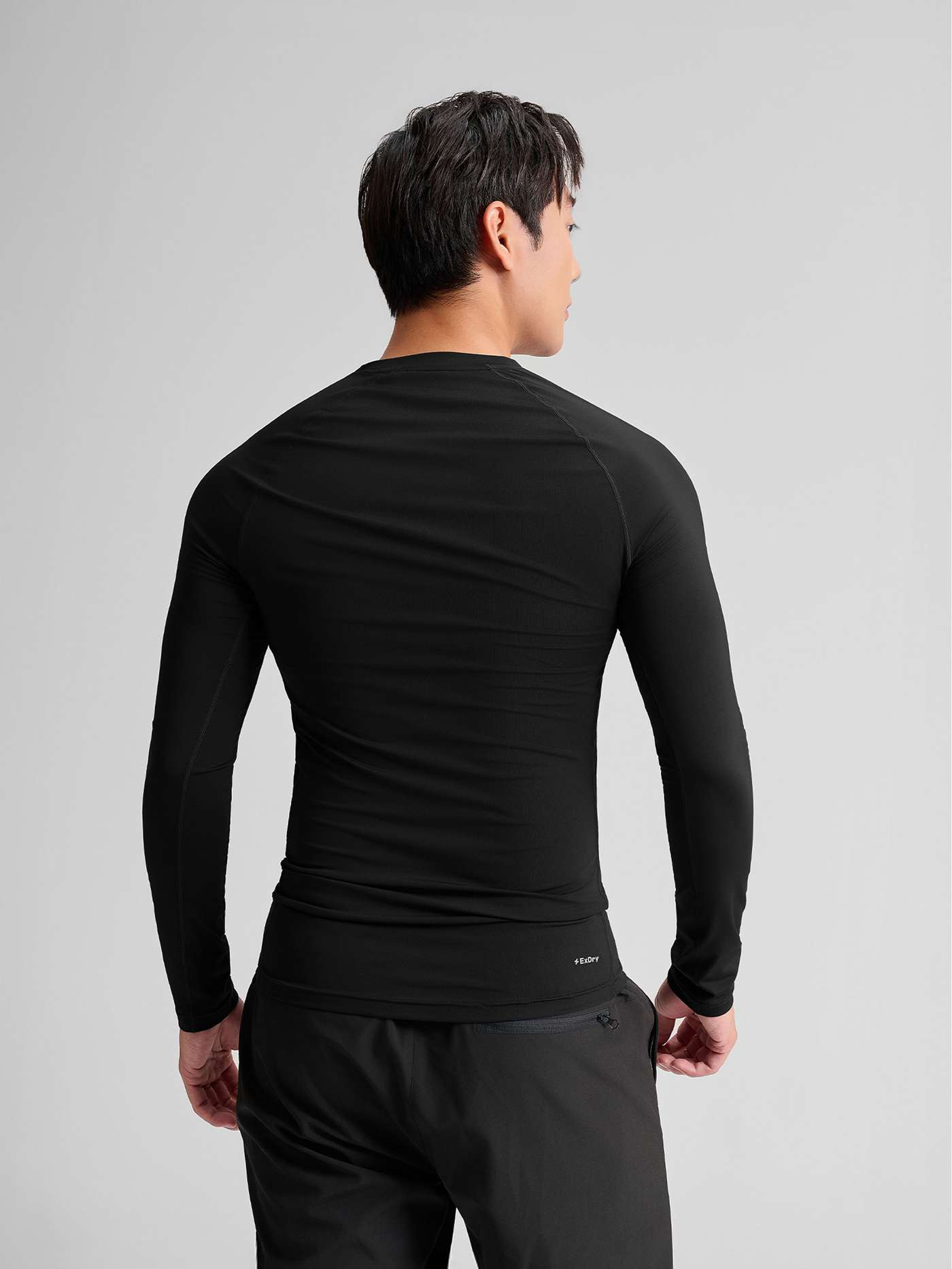Áo dài tay thể thao nam Logo Active Slim - undefined