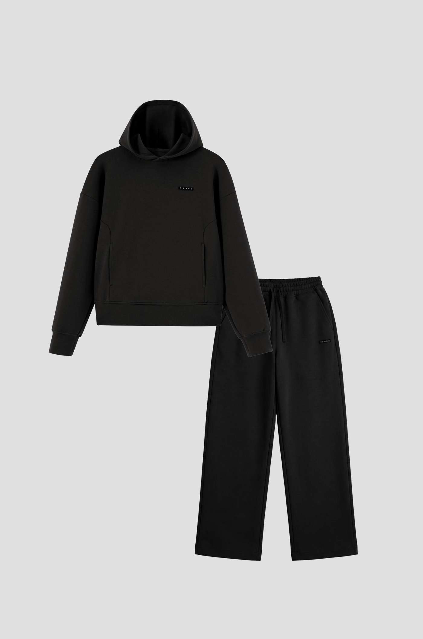 Set nỉ nữ Studio Hoodie & Quần suông - undefined