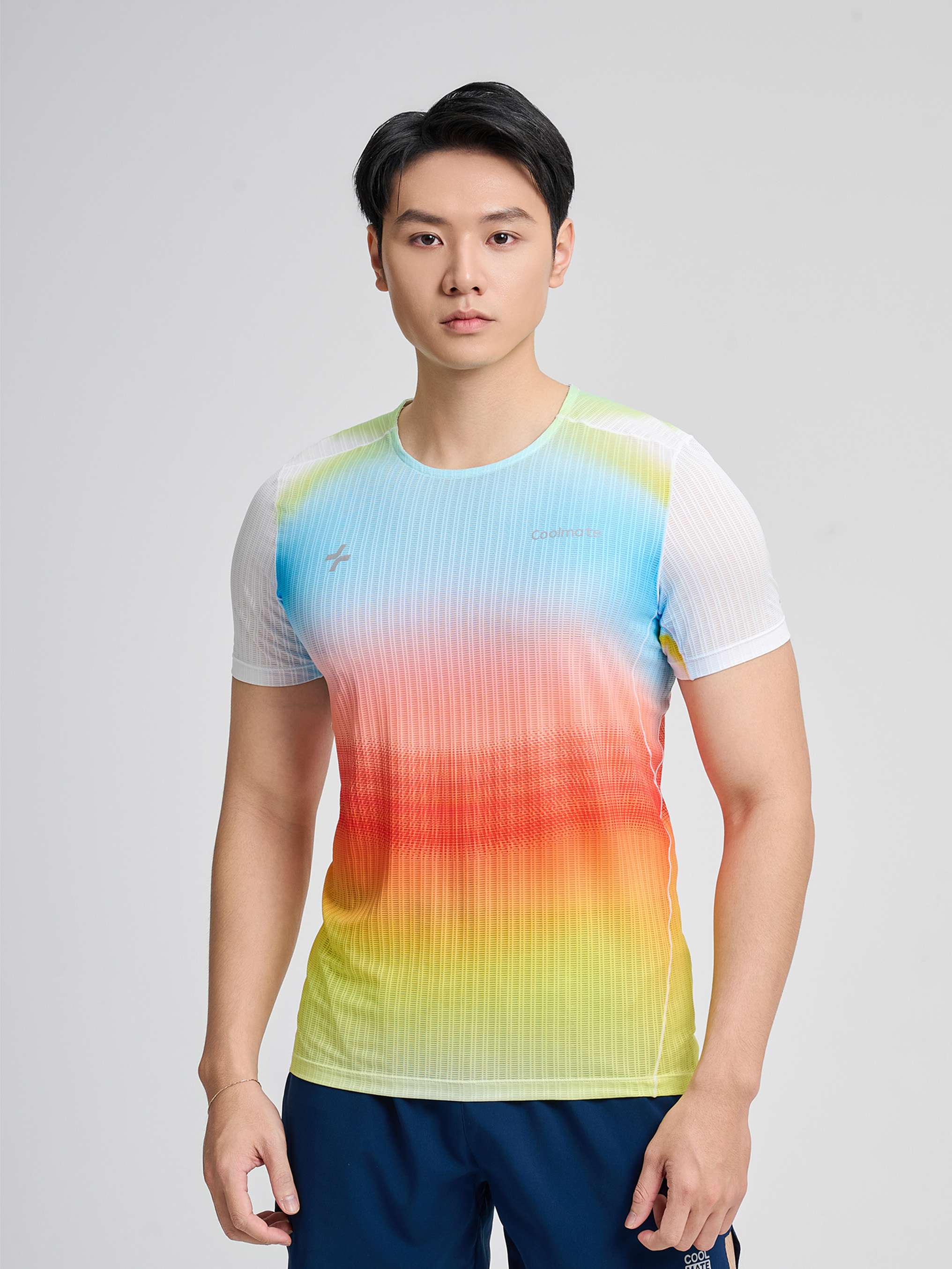 Áo thun chạy bộ nam Airflow Exdry Gradient - undefined