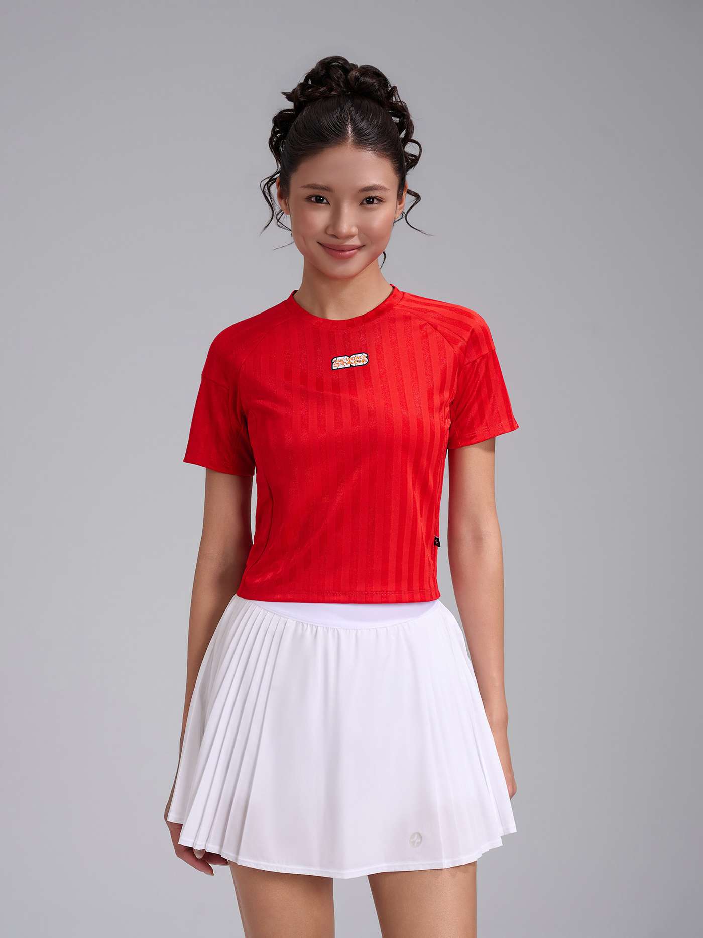 Áo crop Jacquard Motion Exdry ProActive World Cup - undefined