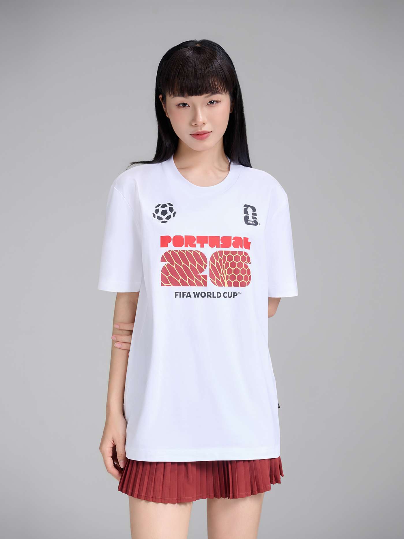 Áo Tshirt Cotton Compact World Cup Đội Tuyển Bồ Đào Nha - undefined