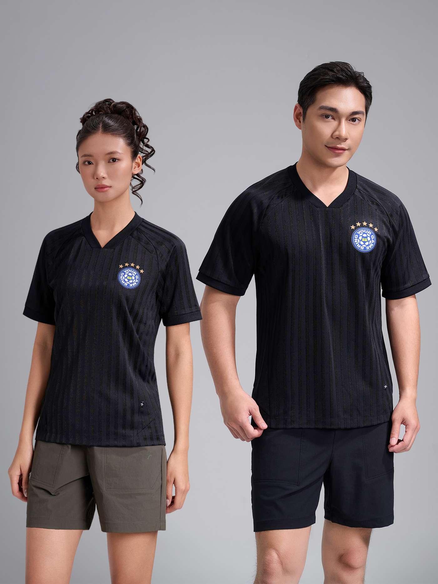 Áo thun cổ V Jacquard Exdry ProActive World Cup - undefined