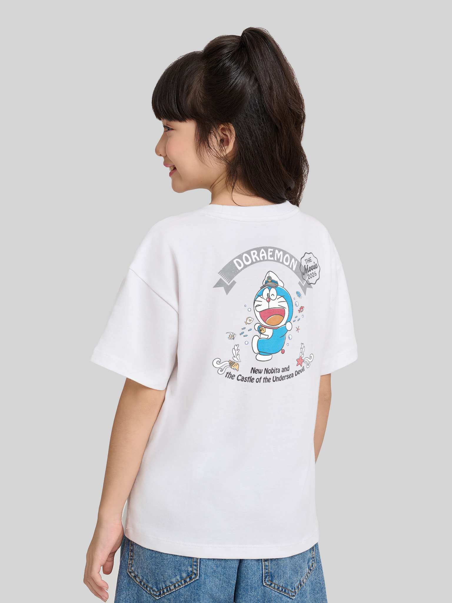 Áo thun trẻ em Doraemon Khám Phá Biển Cả - undefined