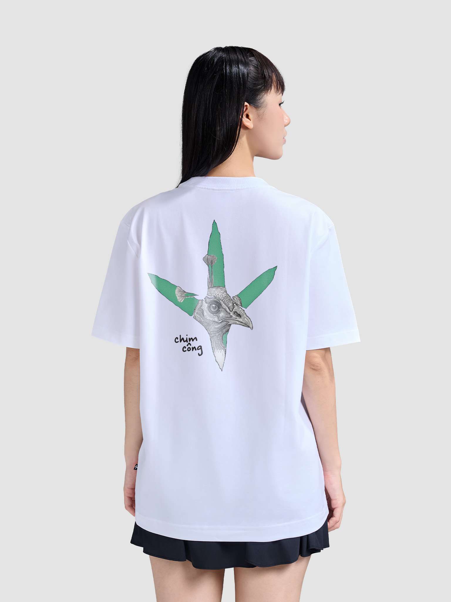 Áo thun Jungle Chim Công - undefined