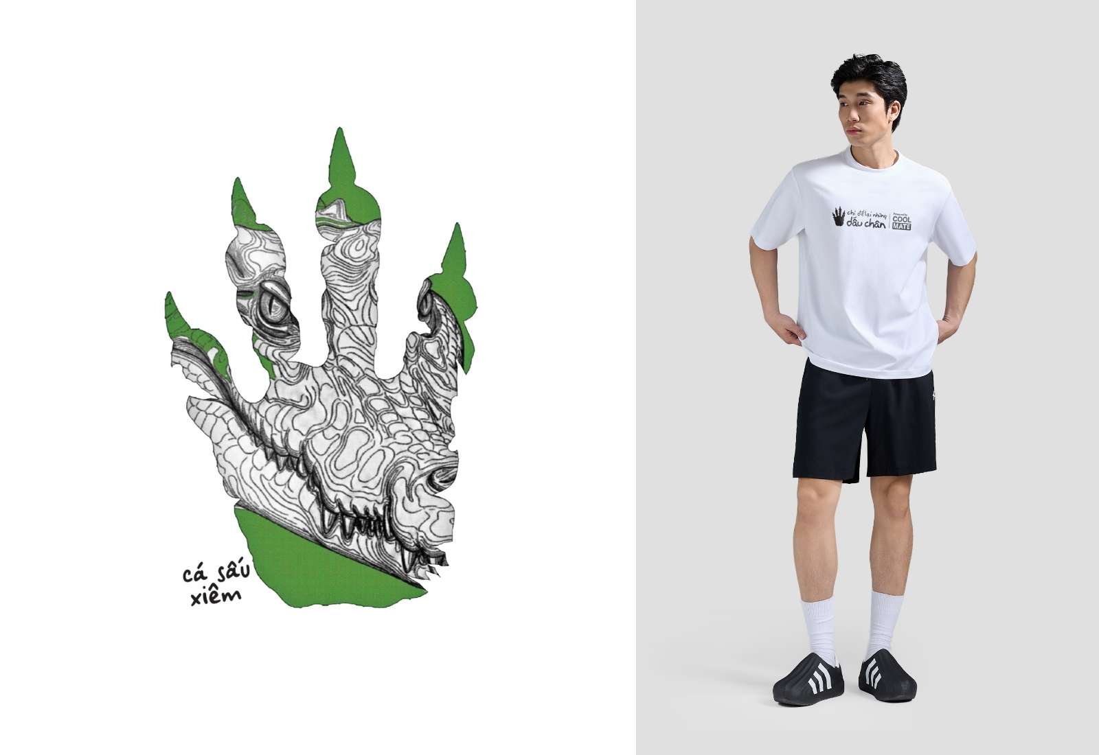Áo thun Jungle Cá Sấu Xiêm