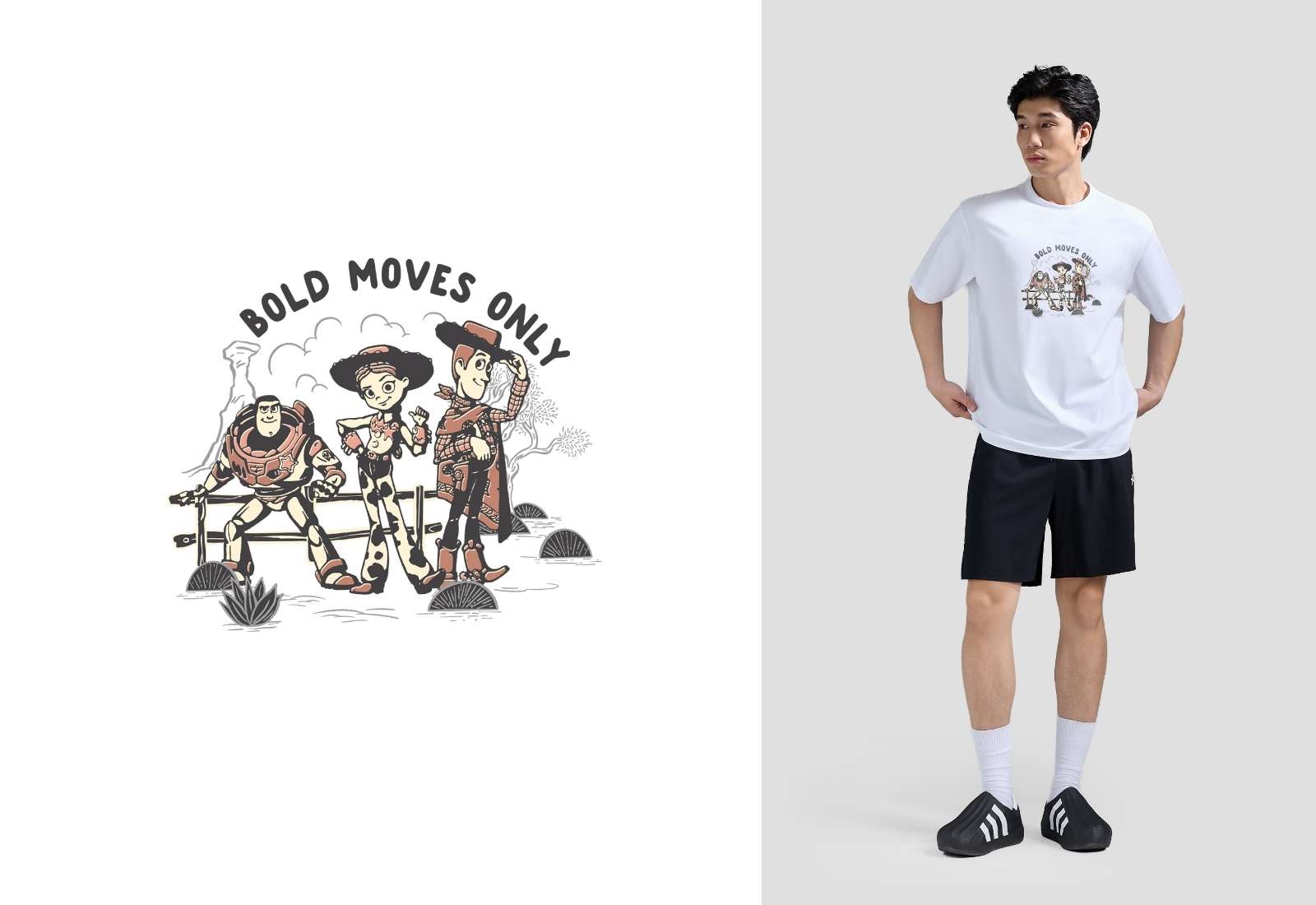 Áo thun Toy Story 5 Bold Moves Only