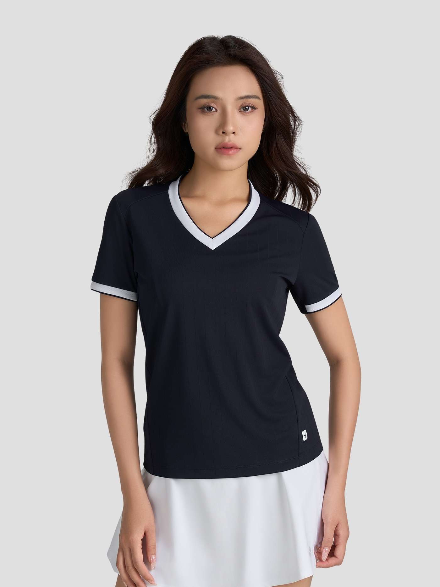 Áo Tshirt Pickleball nữ cổ V Zero Mark - undefined
