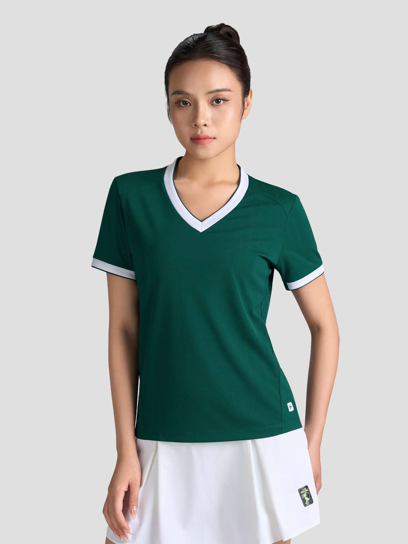 Áo Tshirt Pickleball nữ cổ V Zero Mark - undefined