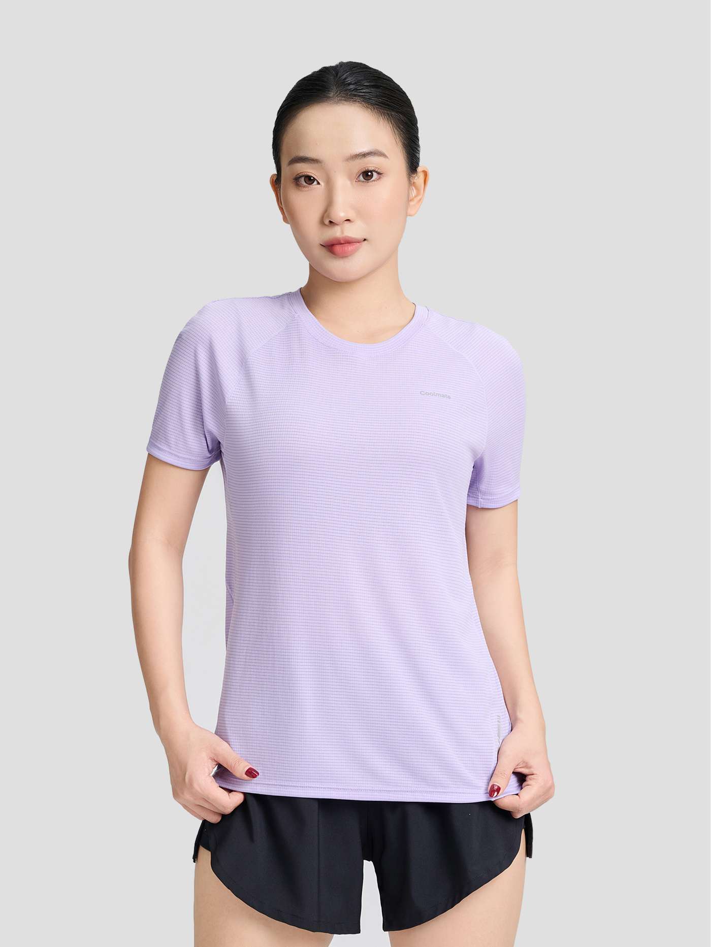 Set đồ tập thể thao nữ 3 - Tím Đen - undefined