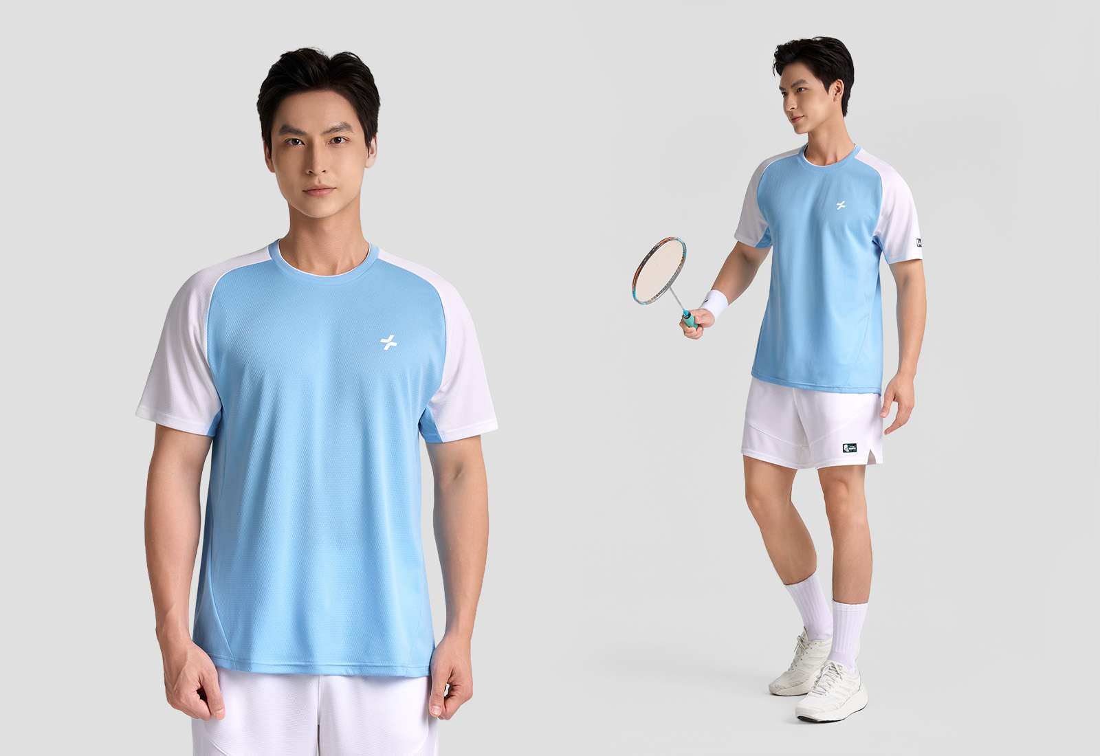 Tshirt cầu lông nam Side Line Smash Energy