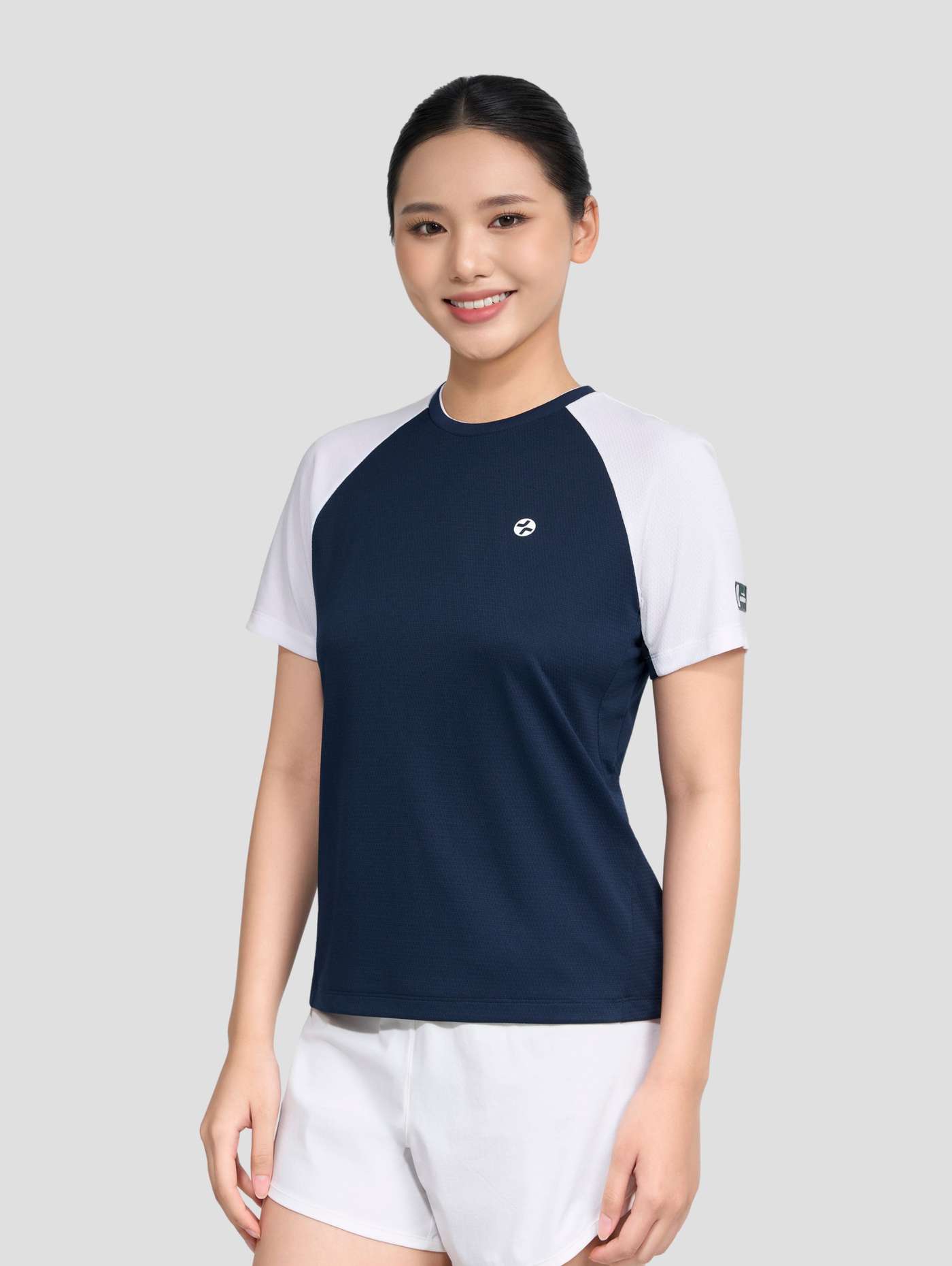 Tshirt cầu lông nữ Side Line Smash Energy - undefined