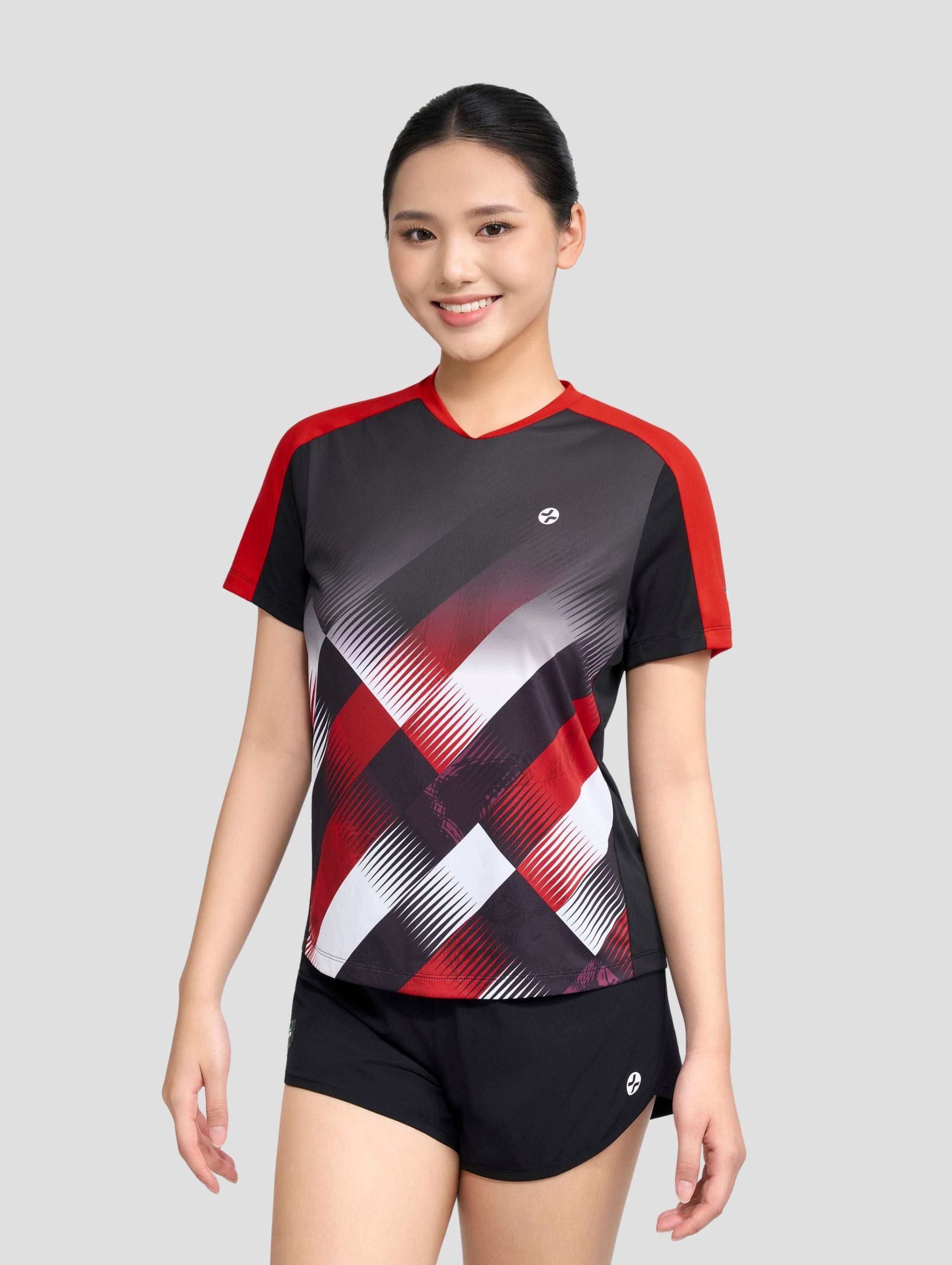 Tshirt cầu lông nữ Graphic Slash Smash Energy - undefined