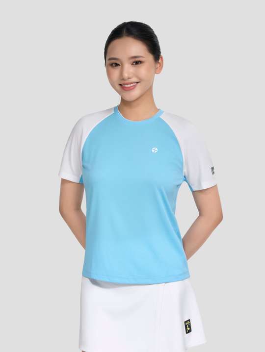 Tshirt cầu lông nữ Side Line Smash Energy video thumbnail