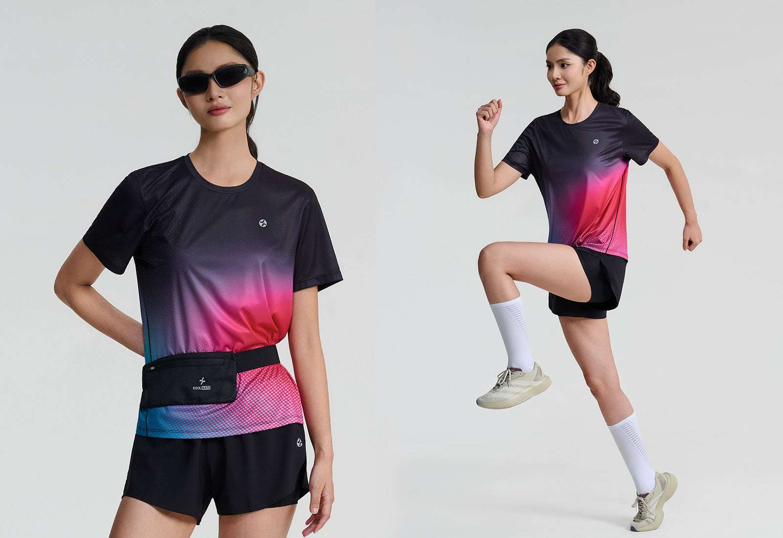 Tshirt chạy bộ nữ AirRush Gradient 