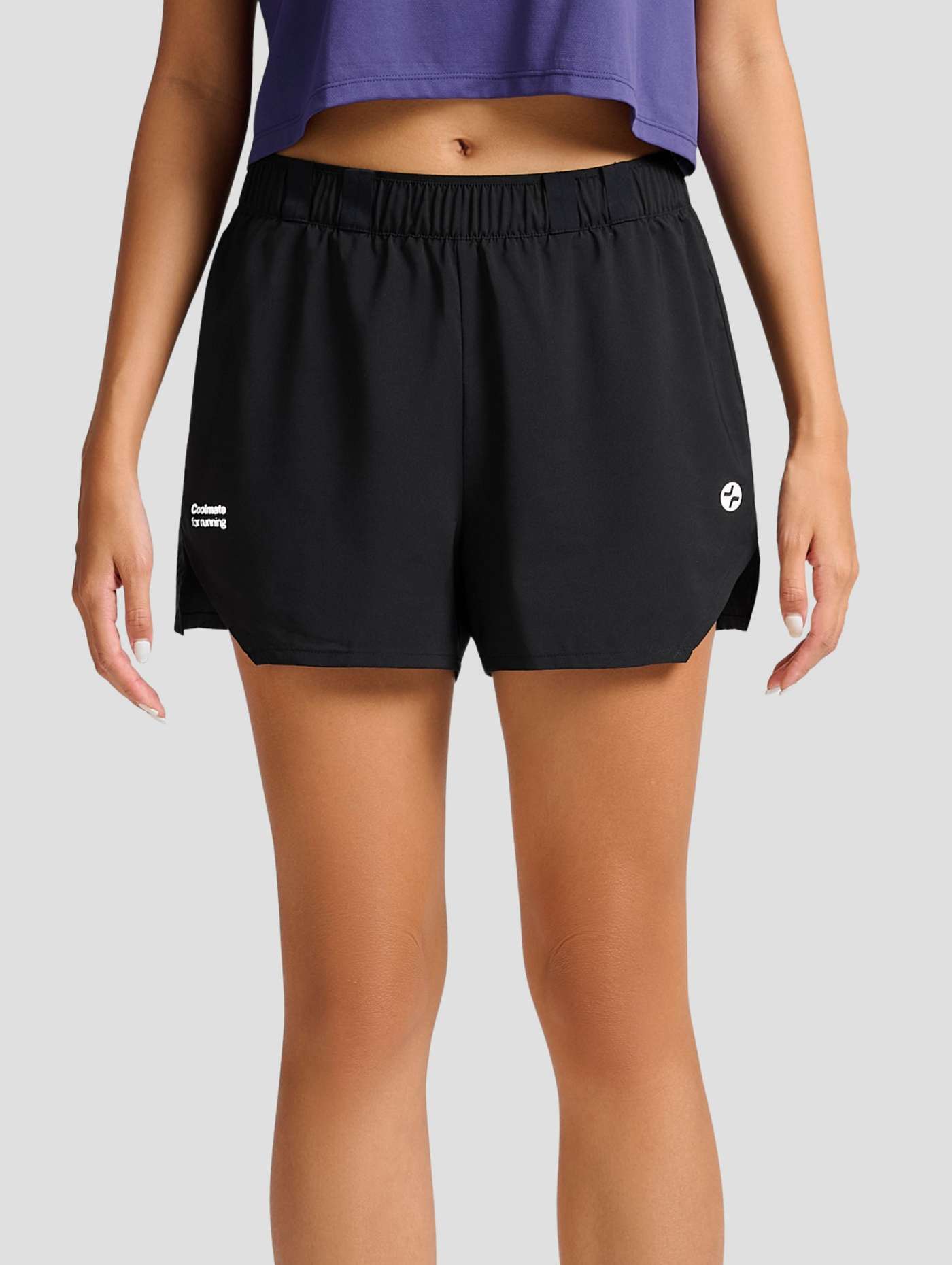 Quần shorts chạy bộ nữ 2 lớp 3IN 360Reflect™ "Run Safe In The Dark" - undefined