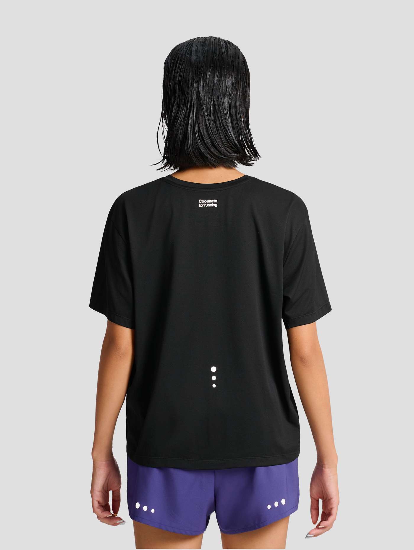 Áo tshirt chạy bộ nữ 360Reflect™ "Run Safe In The Dark" - undefined