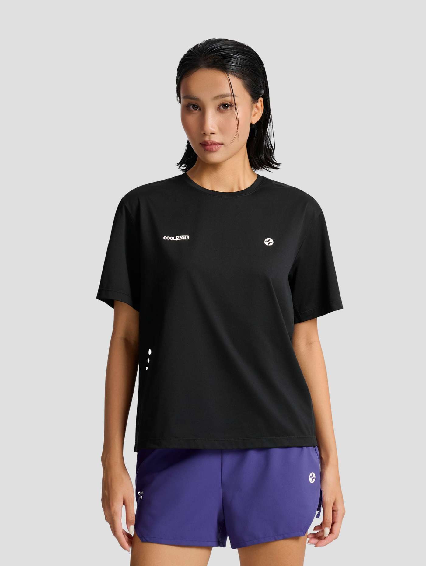 Áo tshirt chạy bộ nữ 360Reflect™ "Run Safe In The Dark" - undefined