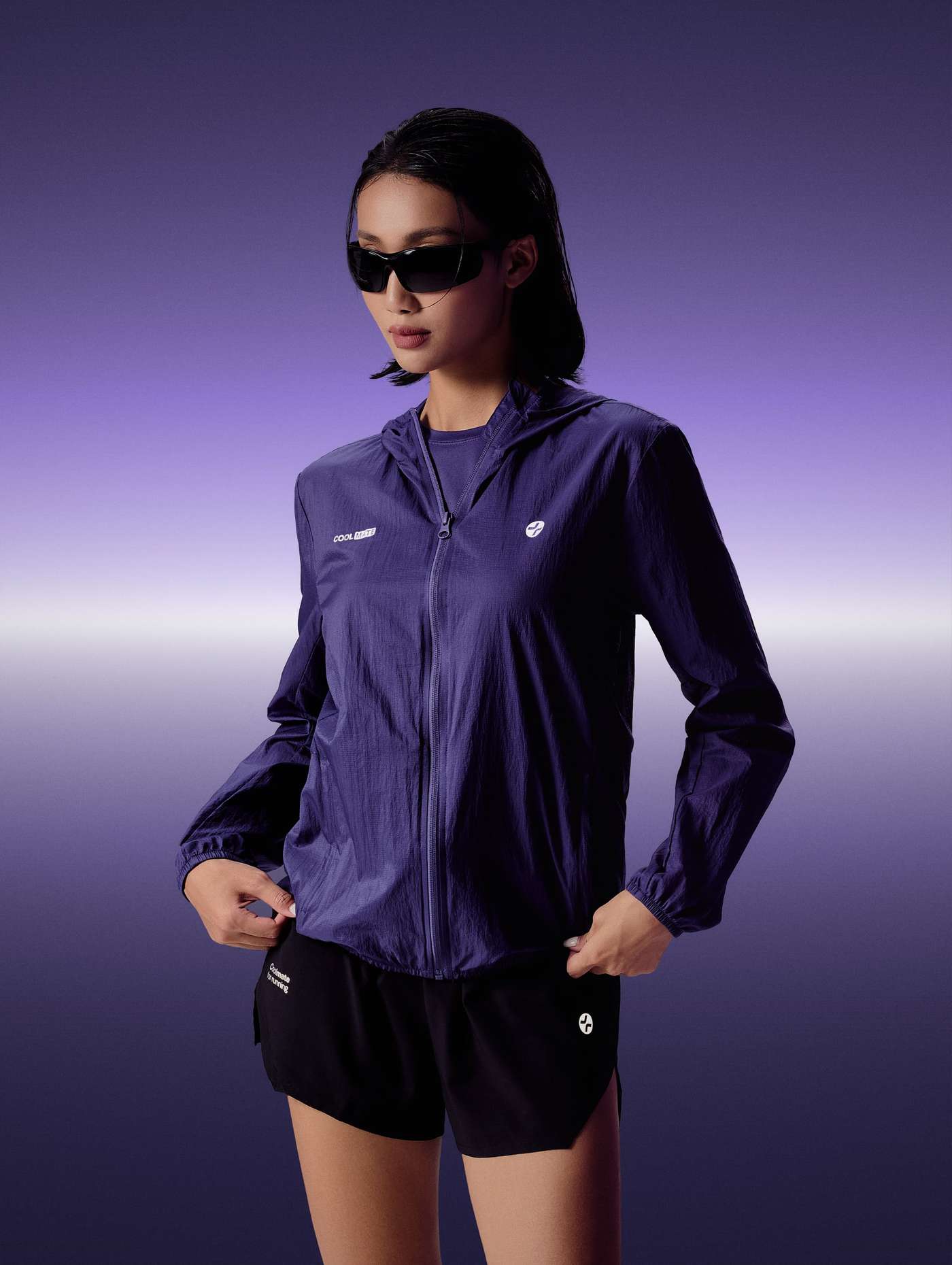 "Run Safe In The Dark" Áo khoác chạy bộ nữ 360Reflect™ - undefined