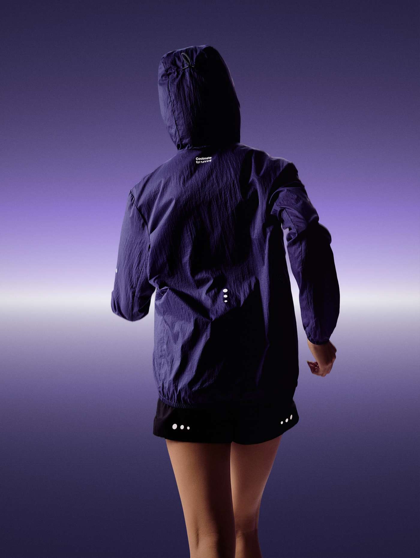 "Run Safe In The Dark" Áo khoác chạy bộ nữ 360Reflect™ - undefined