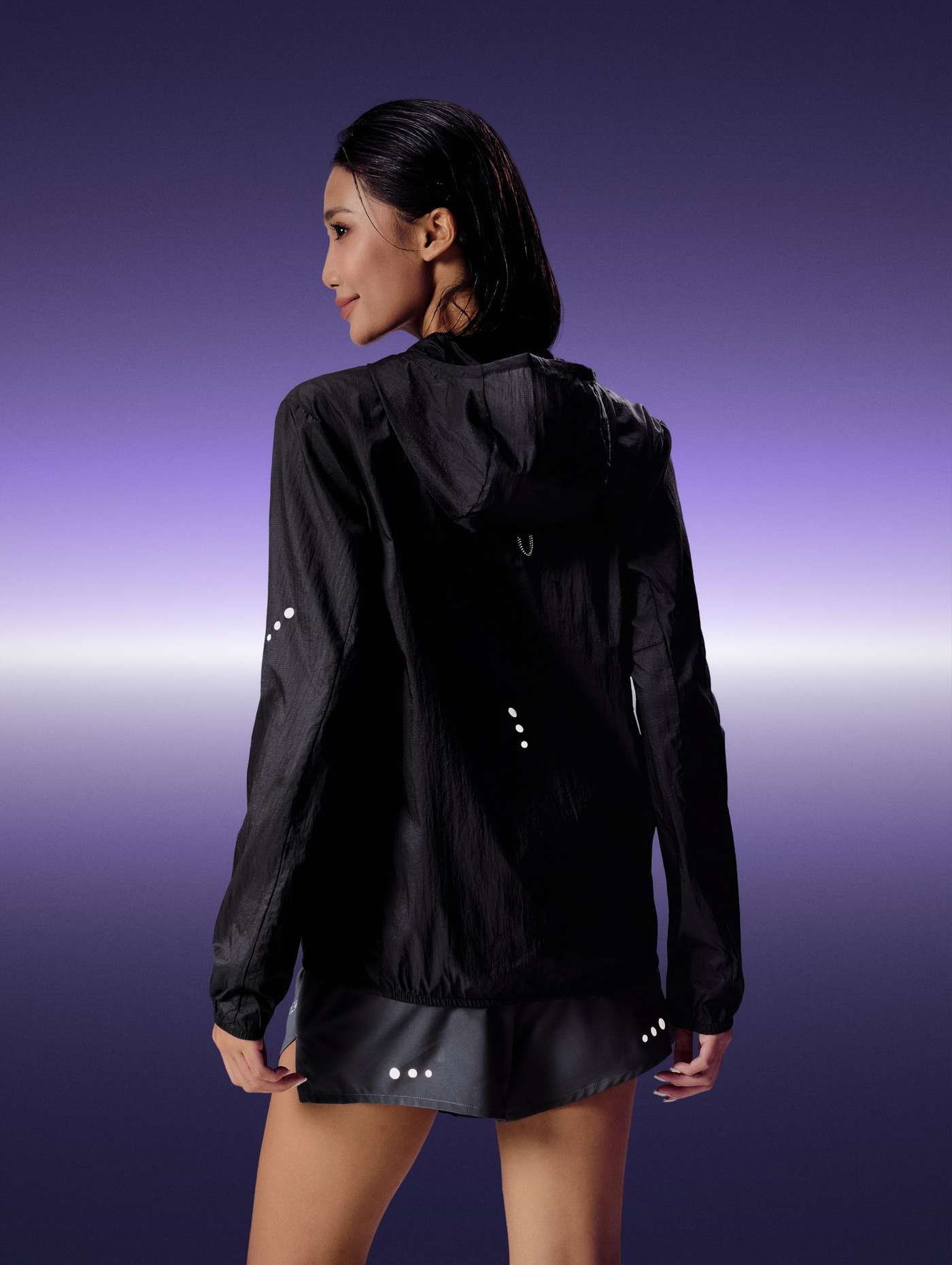 "Run Safe In The Dark" Áo khoác chạy bộ nữ 360Reflect™ - undefined