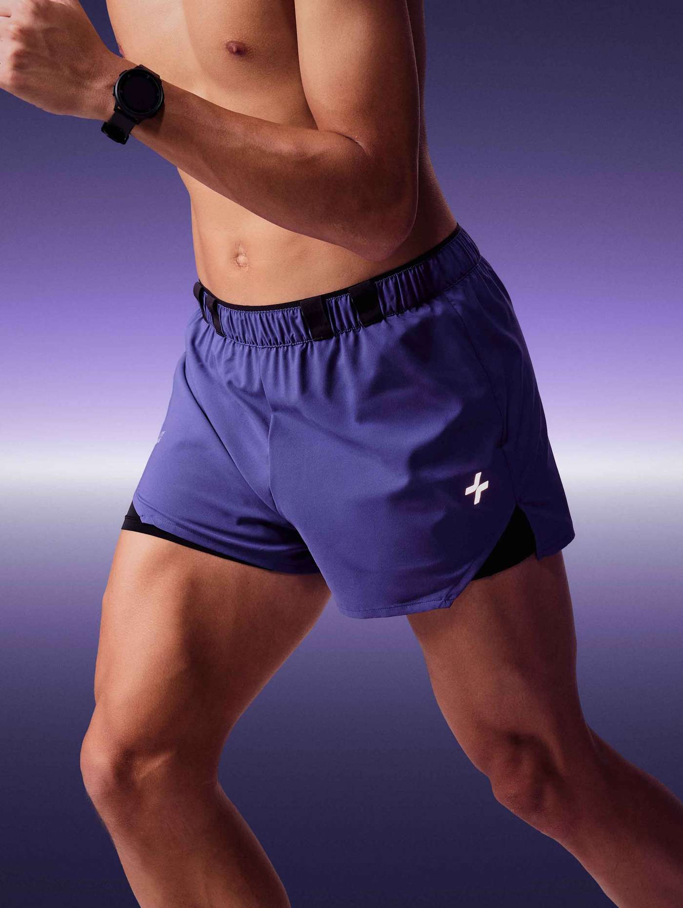 Quần shorts chạy bộ nam 2 lớp 3IN 360Reflect™ "Run Safe In The Dark" - undefined