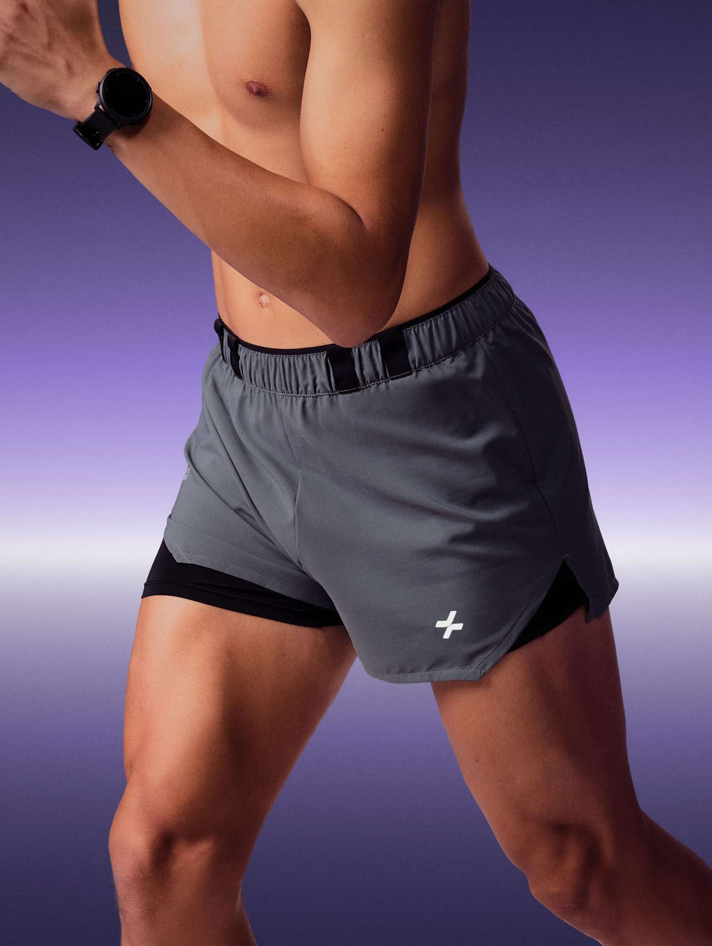 Quần shorts chạy bộ nam 2 lớp 3IN 360Reflect™ "Run Safe In The Dark" - undefined