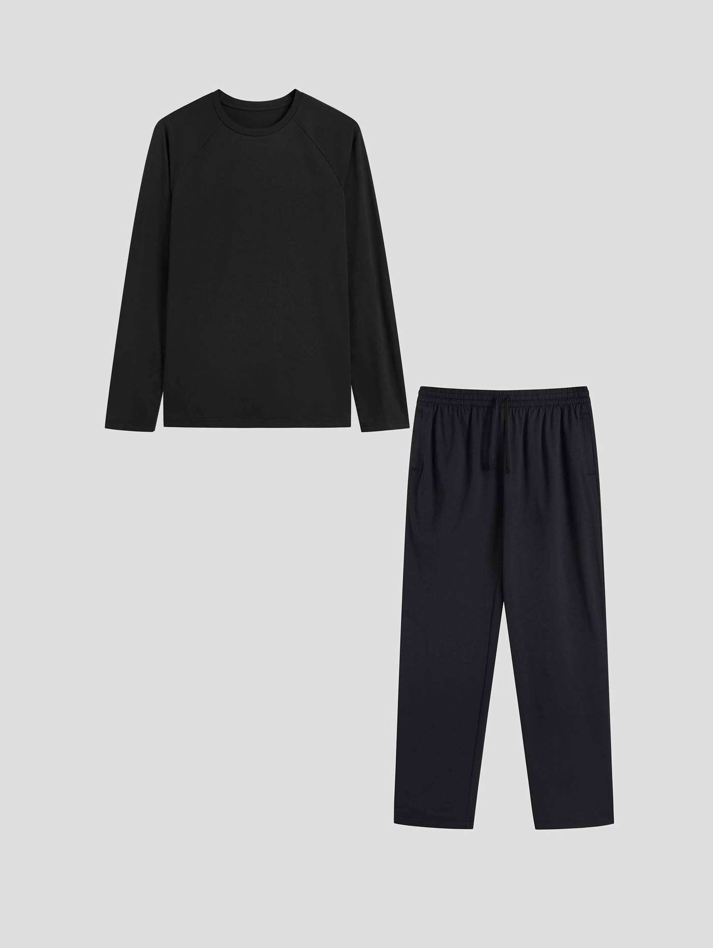 Bộ Mặc Nhà Nam Cotton Feel Dài Tay - undefined