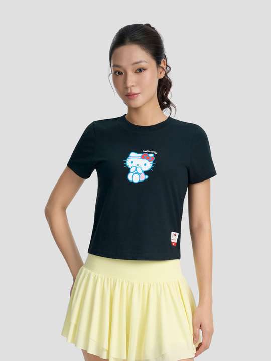 Áo thun cotton Slim Fit Kitty is Shying video thumbnail