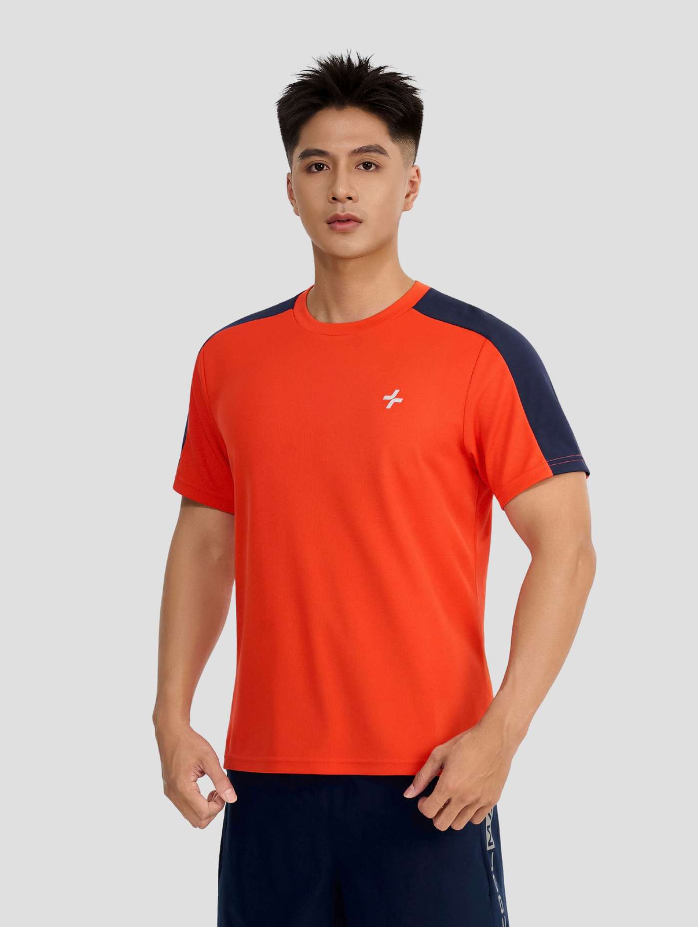 Áo thun thể thao nam Exdry Sleeve block - undefined