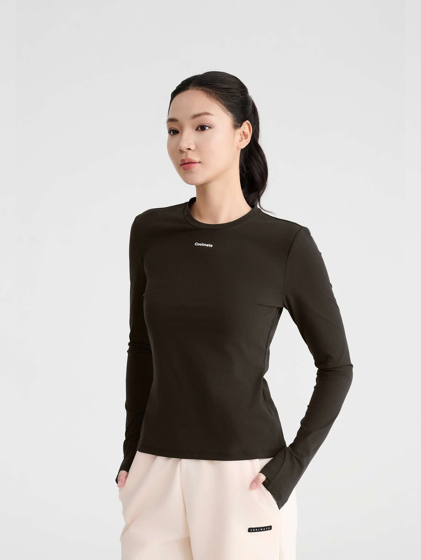 Áo dài tay thể thao nữ Slim Flex - undefined