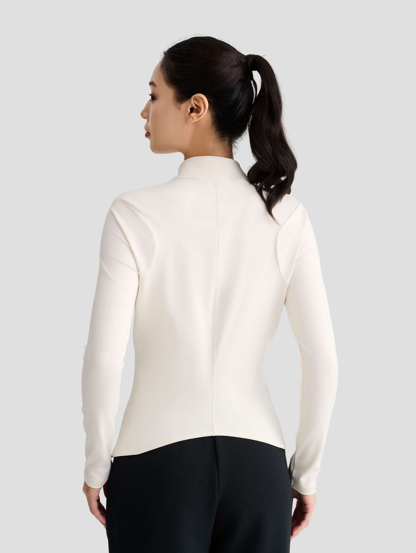 Áo dài tay thể thao nữ Exdry Halfzip - undefined