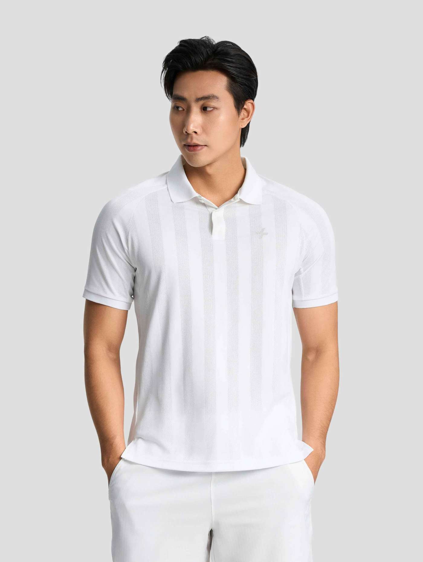 Áo Polo thể thao nam Exdry jacquard - undefined