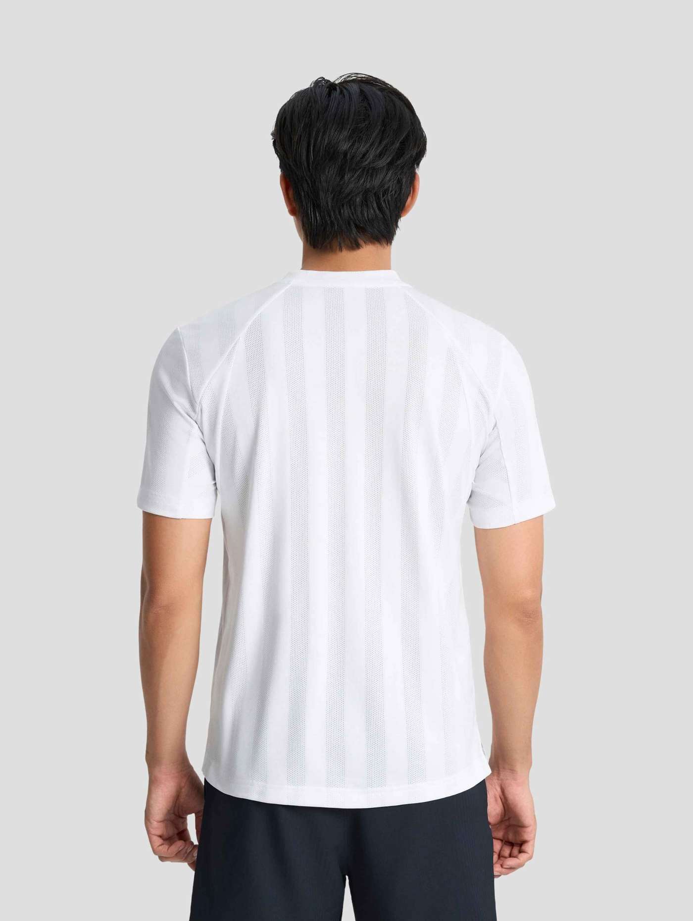 Áo thun thể thao nam Exdry jacquard cổ henley - undefined