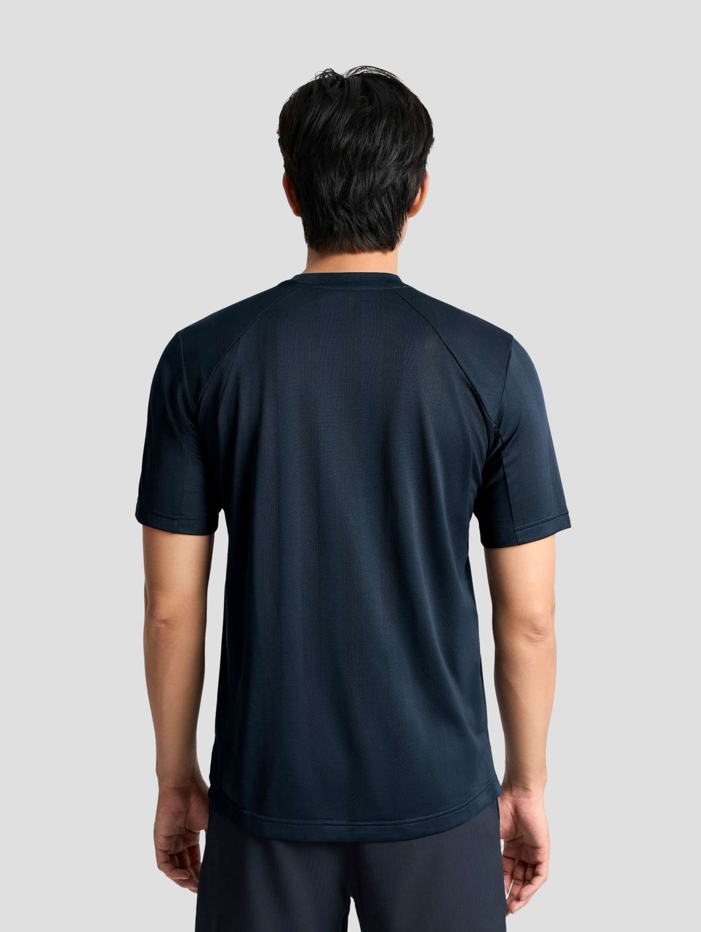 Áo thun thể thao nam Exdry jacquard cổ tròn - undefined
