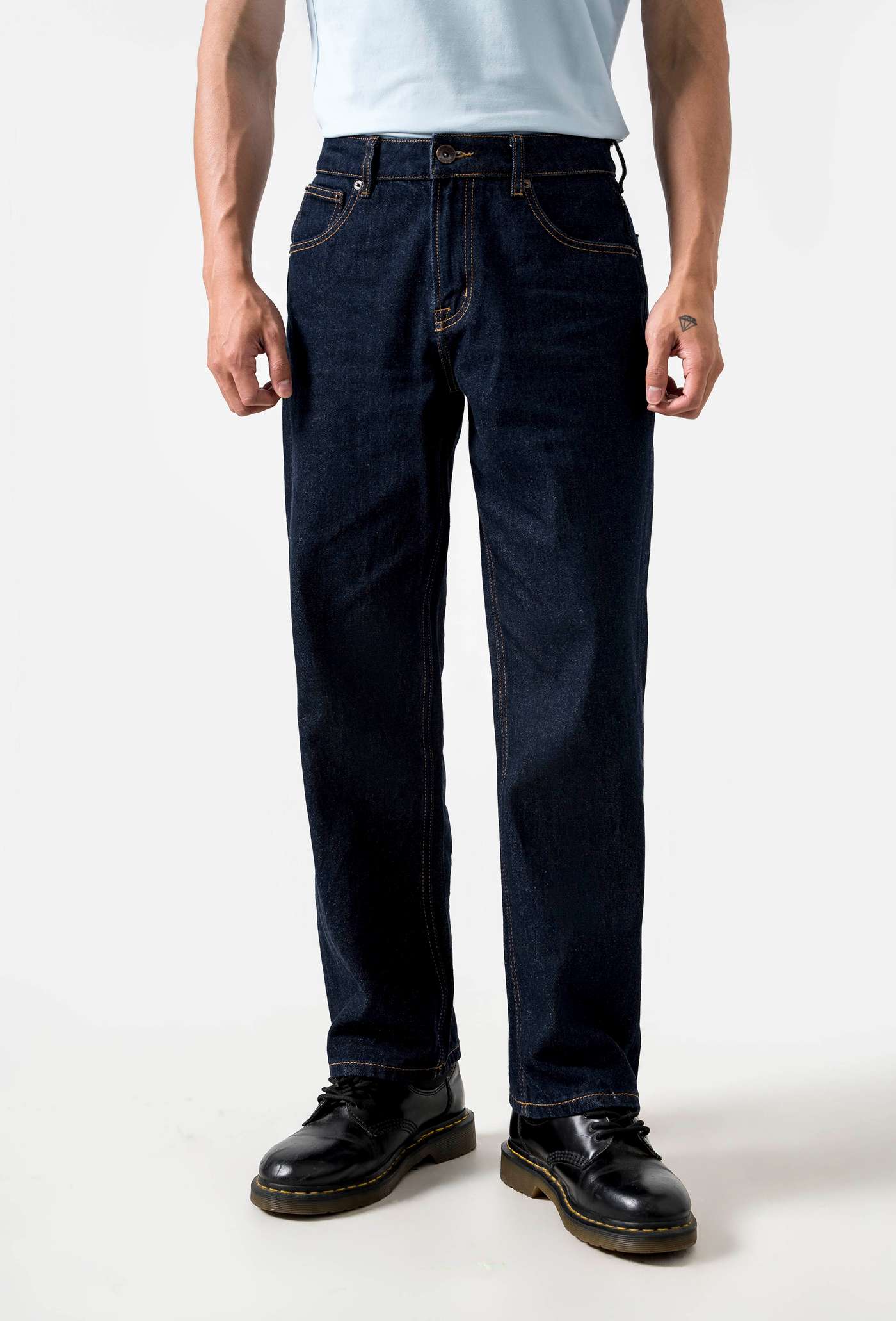 Quần Jeans Nam Copper Denim Straight - undefined