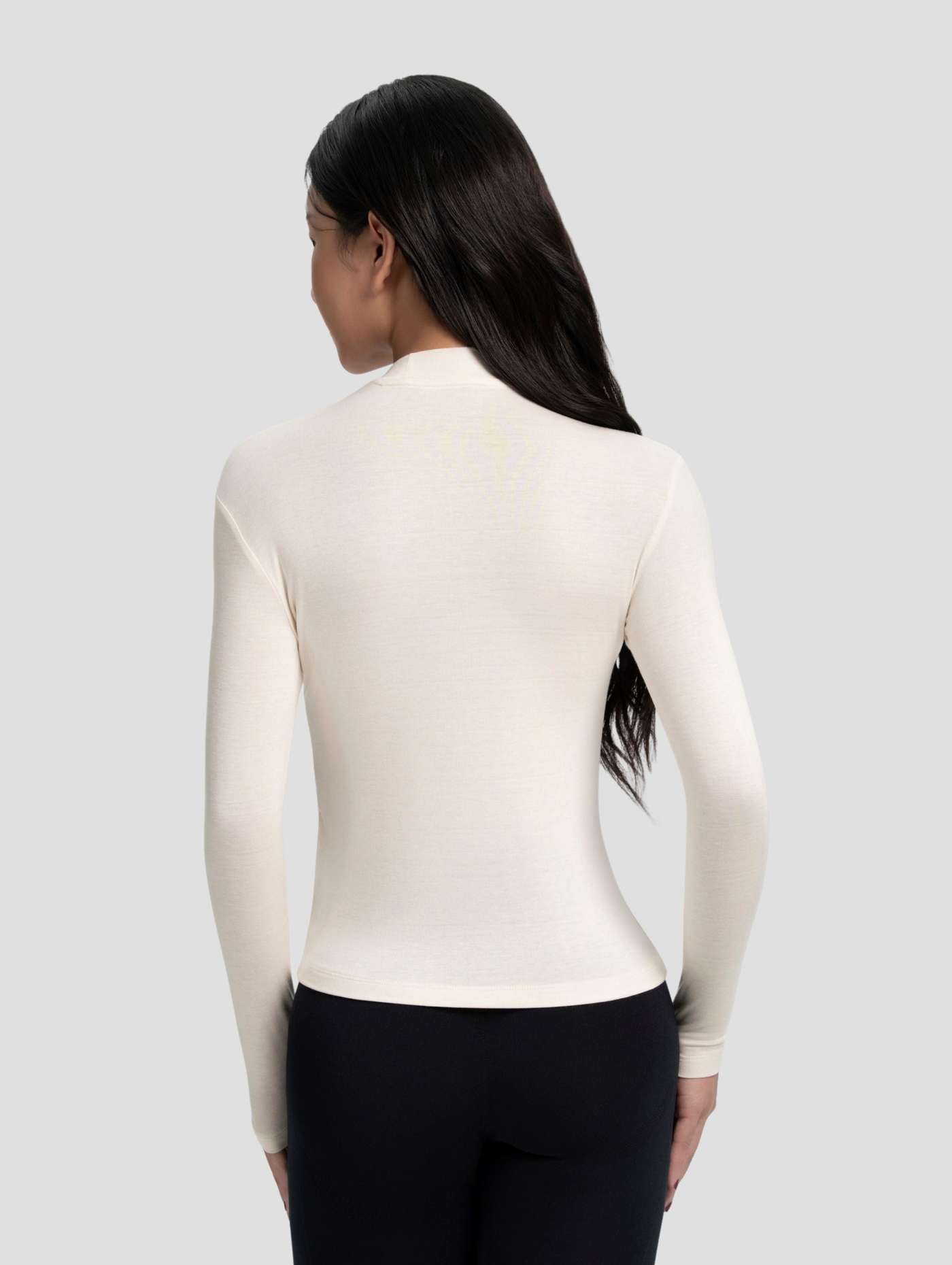 Áo giữ nhiệt nữ Ex-Warm cổ trung - undefined