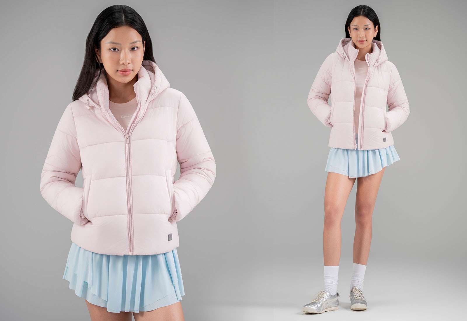 Áo phao nữ có mũ Ultra Soft Essentials