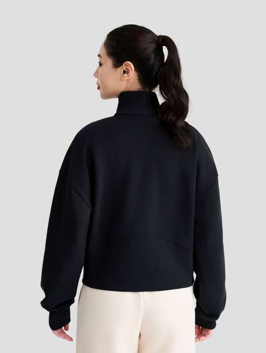 Áo Half Zip Oversized nữ Studio - undefined