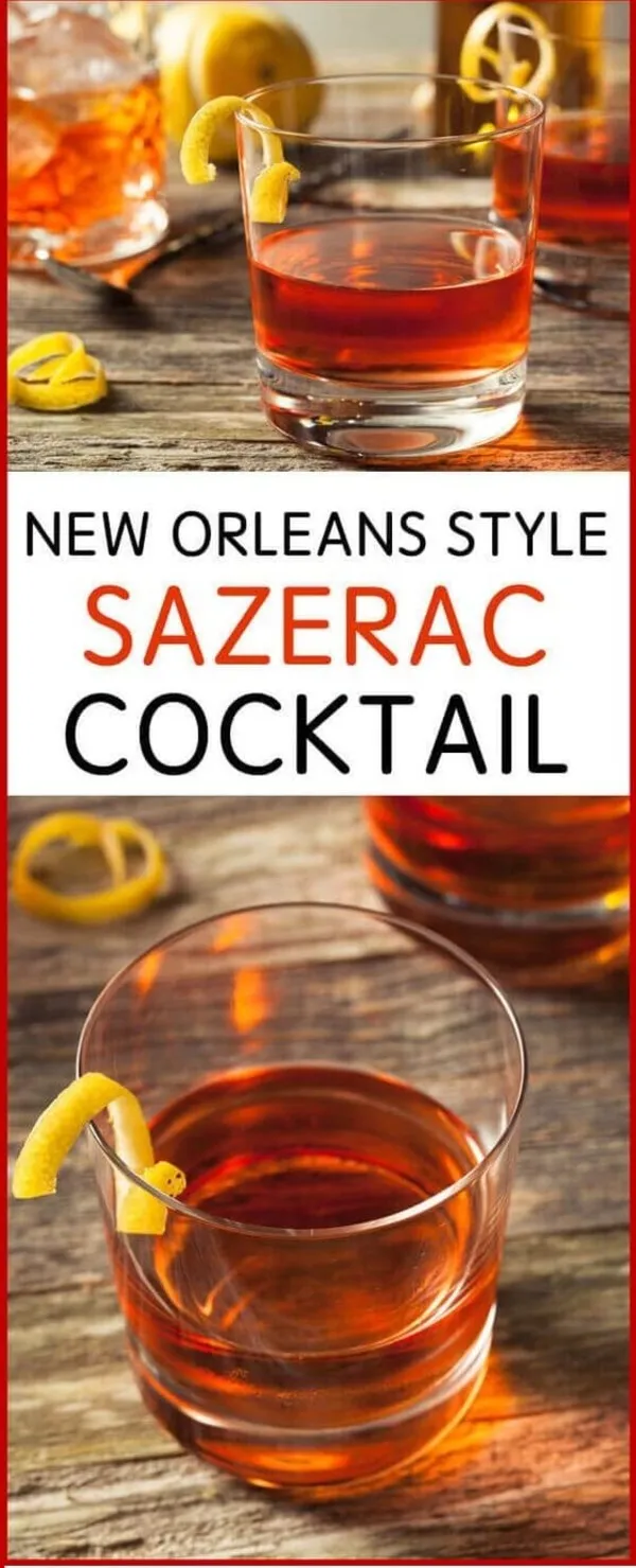 Cocktail Sazerac - cơ hội trộn cocktail kể từ rượu Whisky