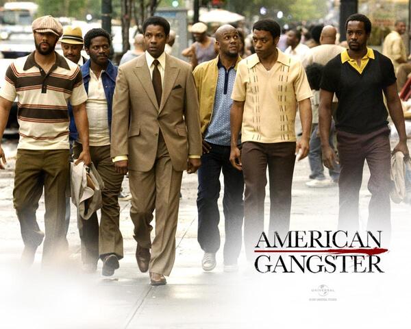 Poster chính của phim Mafia Mỹ nổi tiếng American Gangster