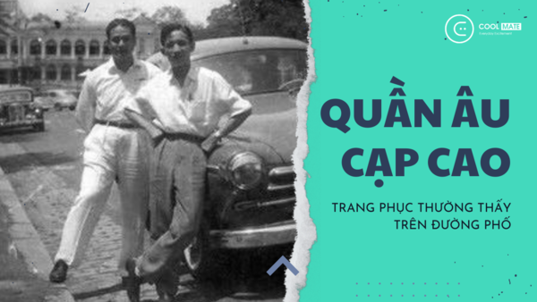 Quần âu cạp cao là trang phục thường xuất hiện trên đường phố 