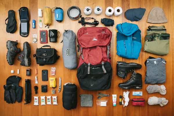 Hãy chuẩn bị cho mình những vật dụng cần thiết trước khi thực hiện chuyến đi