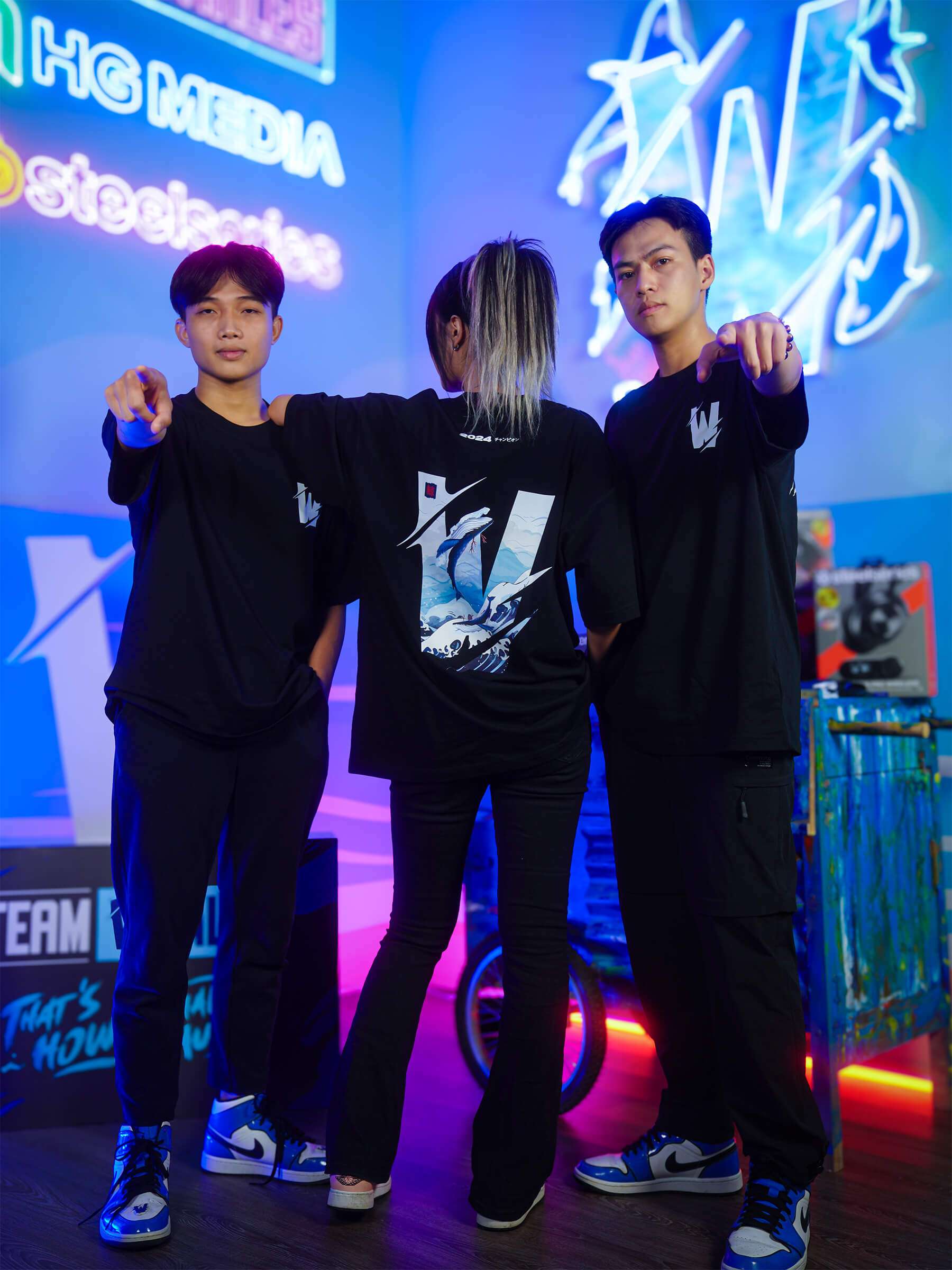 Áo Thun Oversize Team Whales - Outlet - undefined